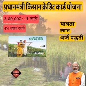 Pradhanmantri Kisan Credit Card Yojana 2025 Pradhanmantri Kisan Credit Card Yojana 2025 | प्रधानमंत्री किसान क्रेडिट कार्ड योजना